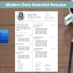 Modern Data Scientist Resume Template