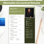 Minimalist Accountant Resume Template