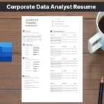 Corporate Data Analyst Resume Template