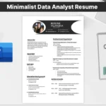 Minimalist Data Analyst Resume Template