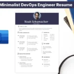 Minimalist DevOps Engineer Resume Template