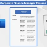Corporate Finance Manager Resume Template