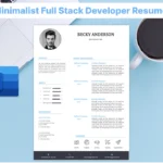 Minimalist Full Stack Developer Resume Template