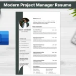 Modern Project Manager Resume Template