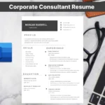 Corporate Consultant Resume Template