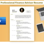 Professional Finance Advisor Resume Template