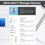 Minimalist IT Manager Resume Template