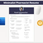 Minimalist Pharmacist Resume Template
