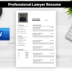 Professional Lawyers Resume Template