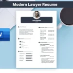 Modern Lawyers Resume Template